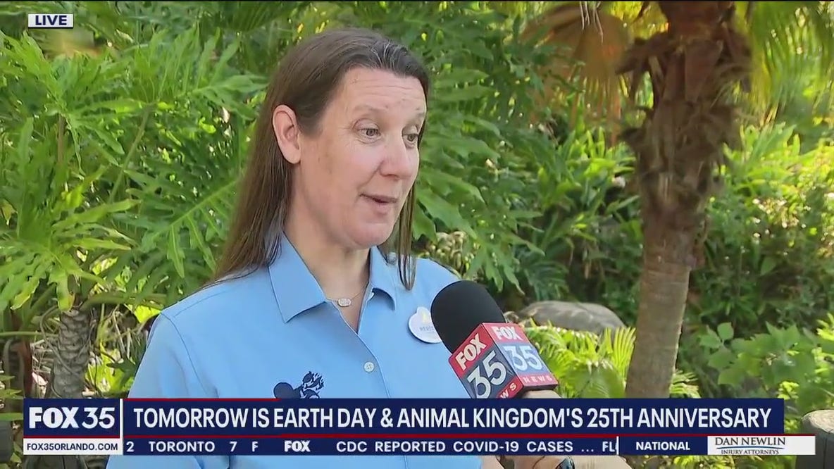 Celebrating Earth Day on the 25th anniversary of Disney's Animal Kingdom