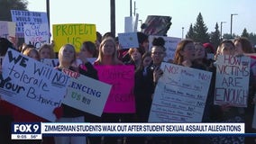 Zimmerman students walk out after student sexual assault allegations