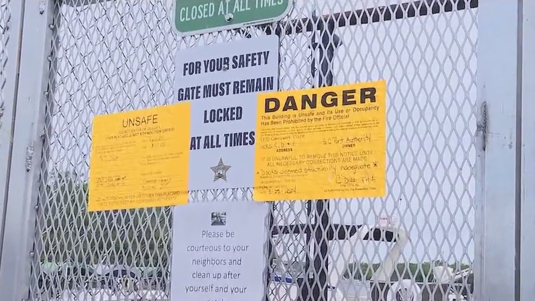 Marina residents worry after dock deemed unsafe