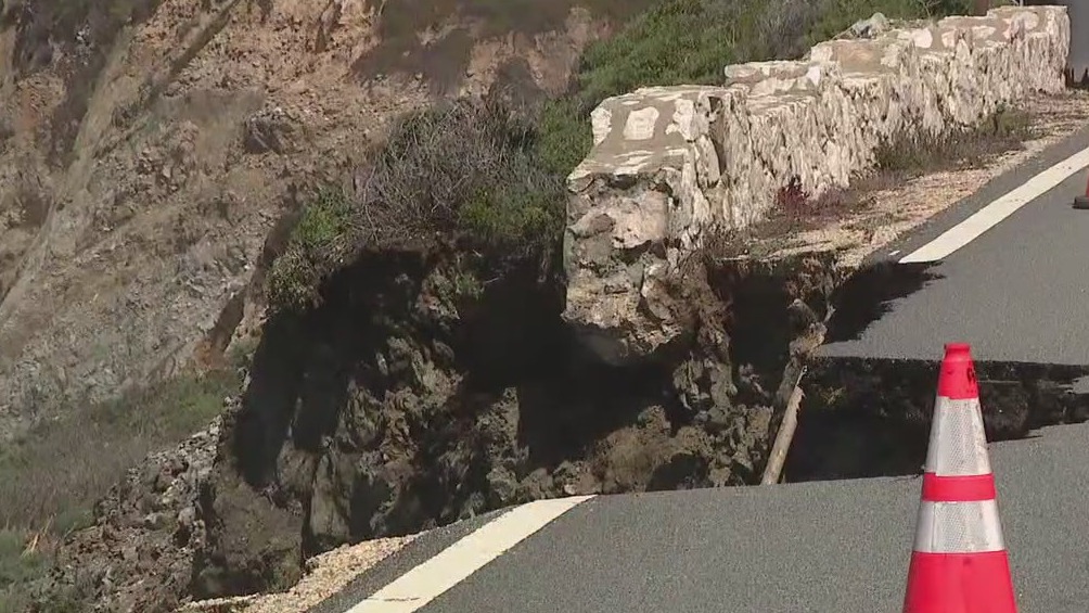 Big Sur Highway 1 temporary fix planned after road washed out