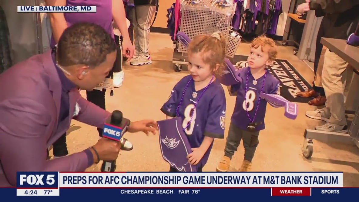 Ravens fans prep for AFC Championship