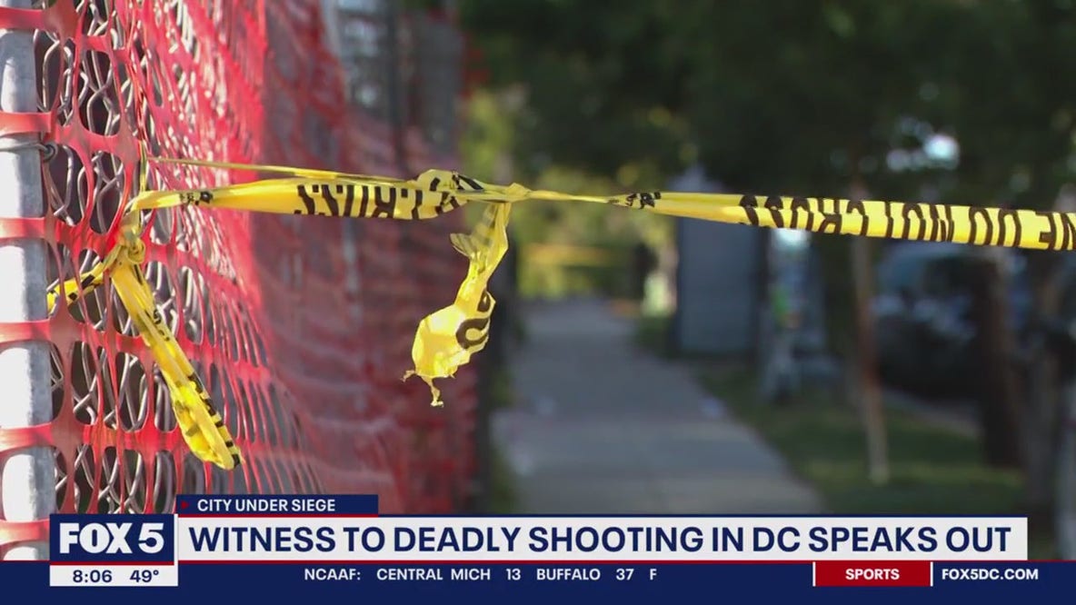 City Under Siege: Witness to deadly Northwest DC shooting speaks out