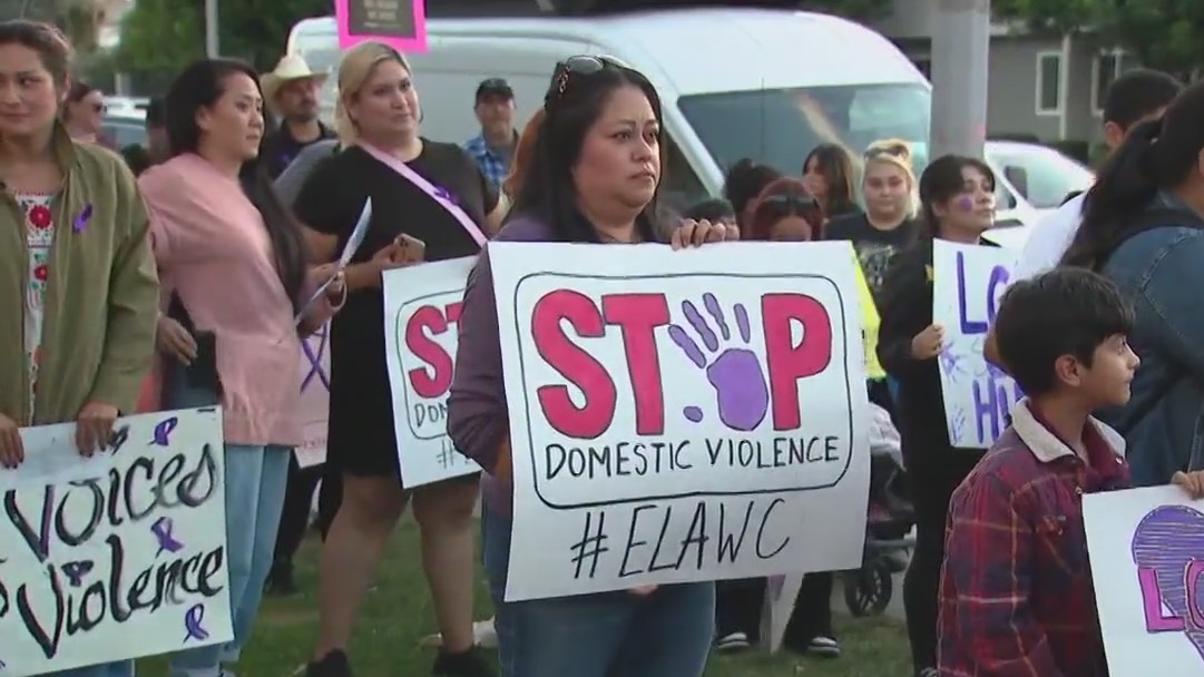 Vigils held calling for end to domestic violence