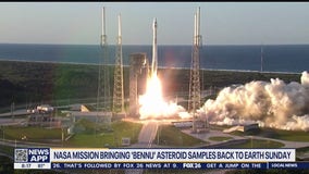 NASA's Bennu asteroid sample return mission lands on earth sunday