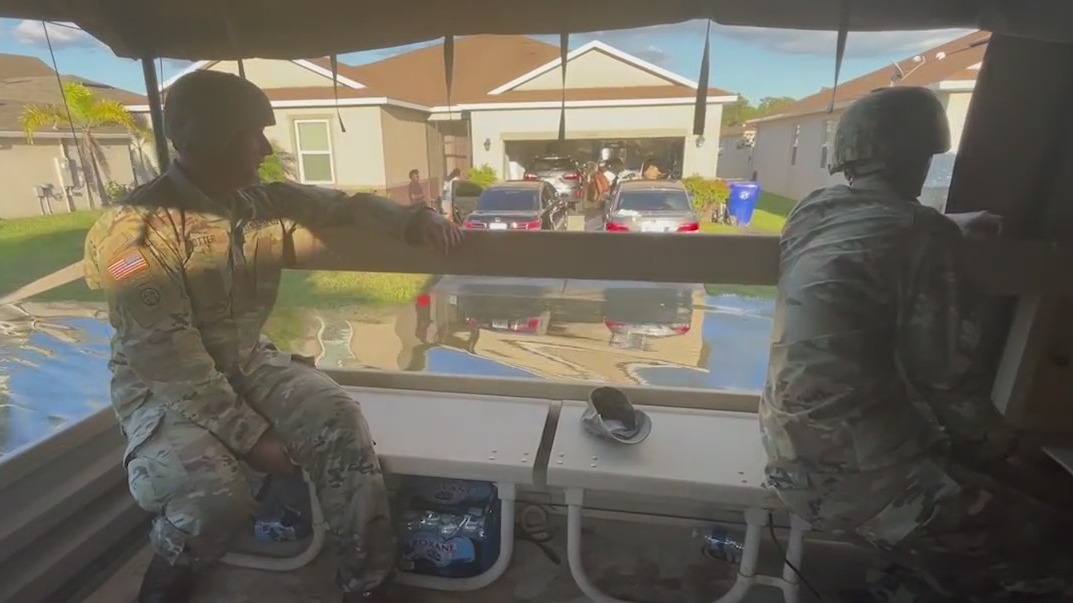 National Guard rescues trapped Kissimmee residents from rising flood waters