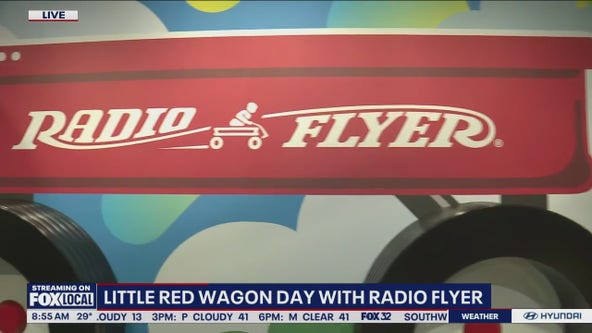 Radio Flyer in Schaumburg is celebrating their 8th annual National Little Red Wagon Day.