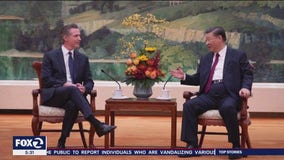 California Gov. Newsom has surprise meeting with China’s leader Xi amid warm welcome in Beijing