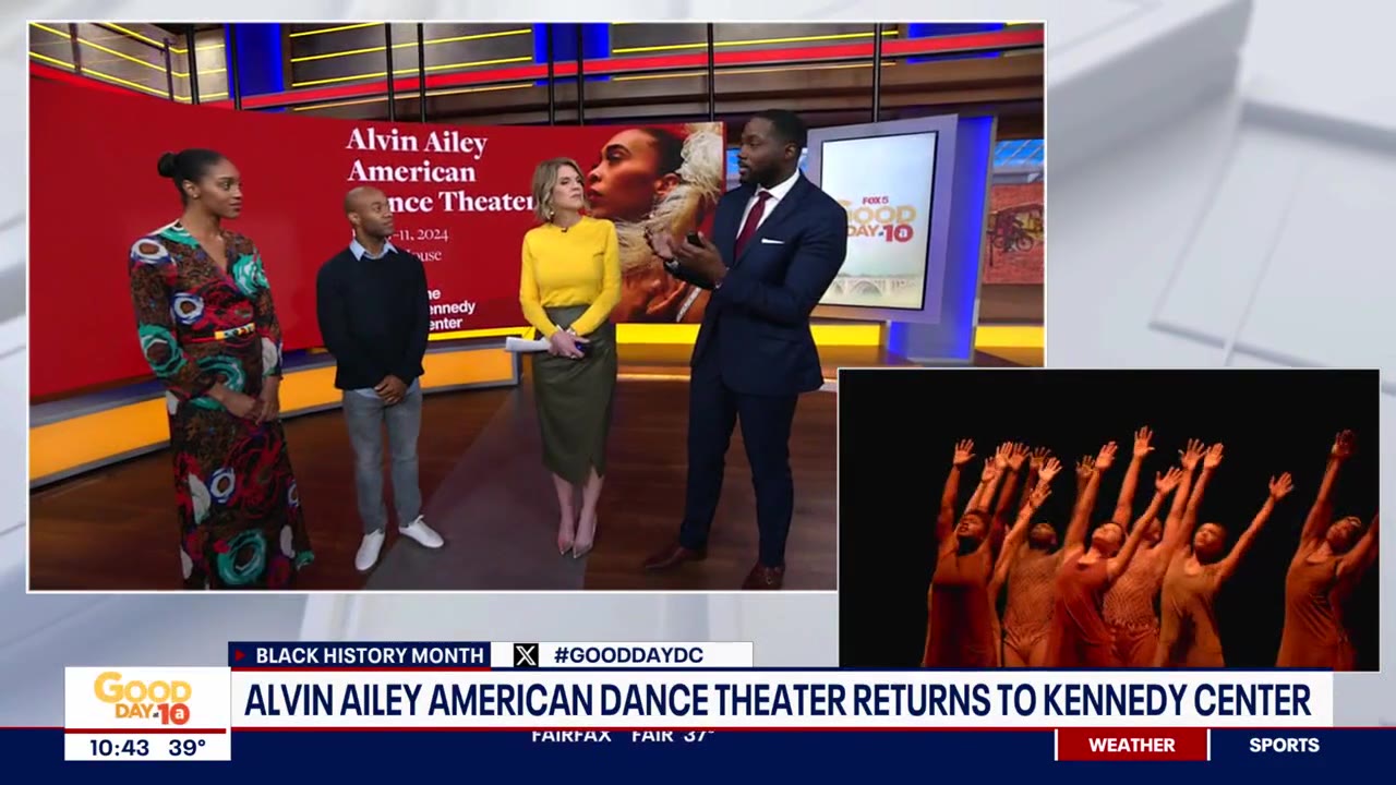 The Alvin Ailey American Dance Theater returns to the Kennedy Center