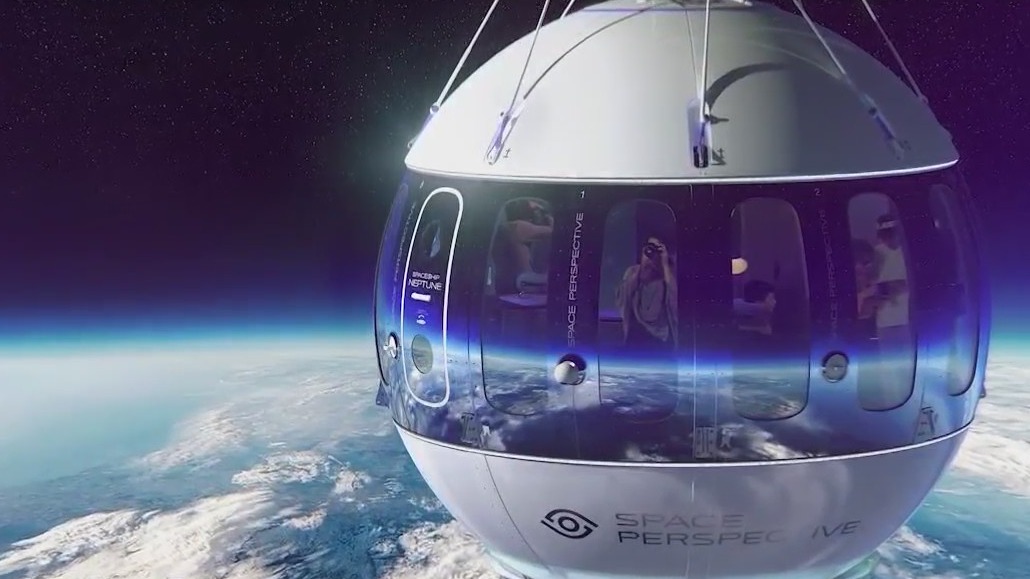 Hot air balloon rides to space?