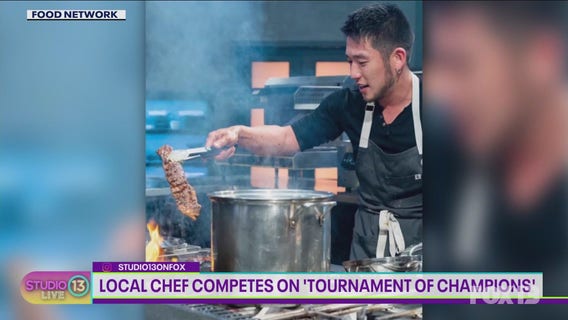 Local chef Shota Najakima competing on Food Network's Tournament of Champions