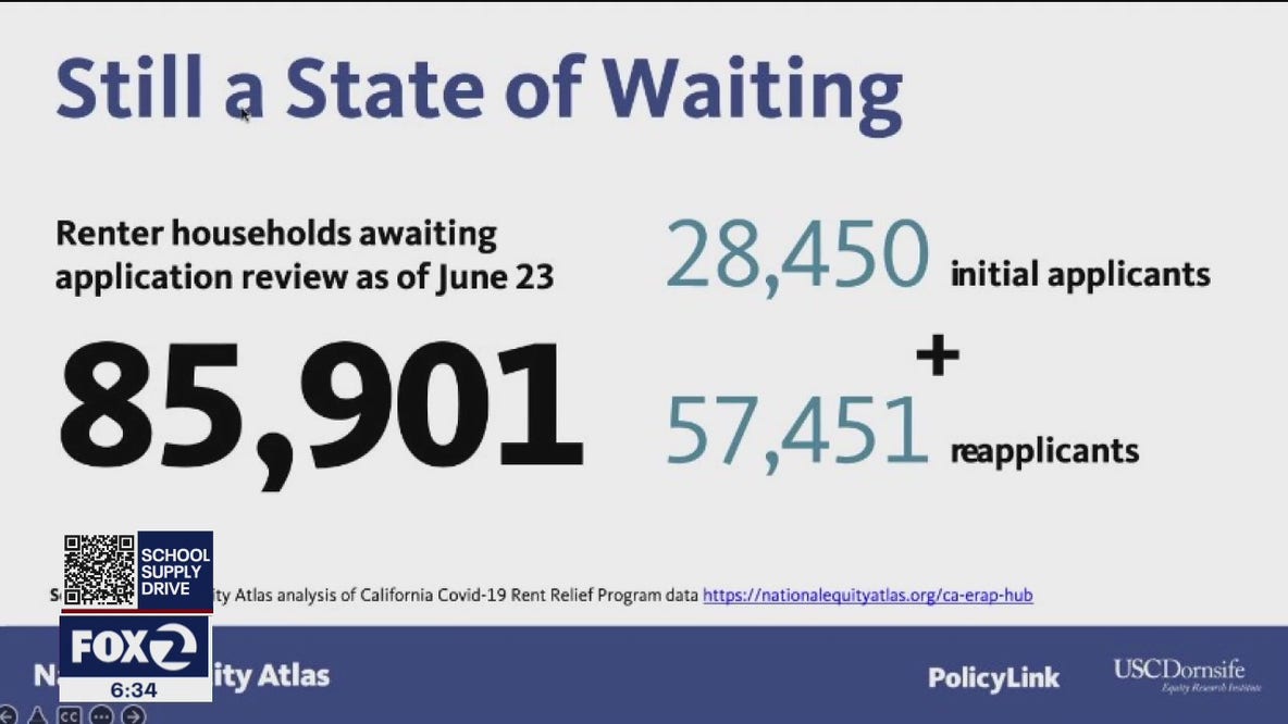 Judge orders California to stop denying rent relief applications