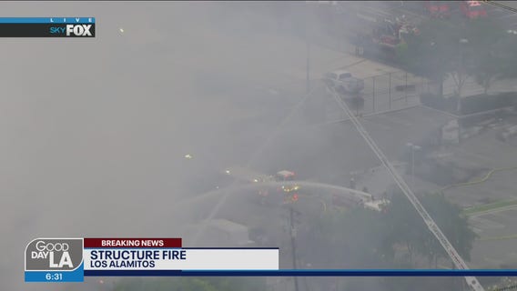Crews making progress on Las Alamitos fire