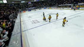 One-take drone video captures goal, celebration in Mankato's conference win: RAW