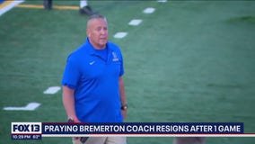 'Praying coach' in Bremerton resigns after one game