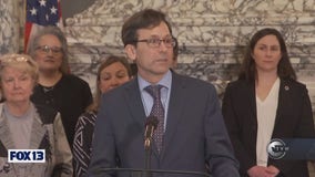 AG Bob Ferguson discusses $100M settlement with pharmaceutical company for its role in opioid epidemic