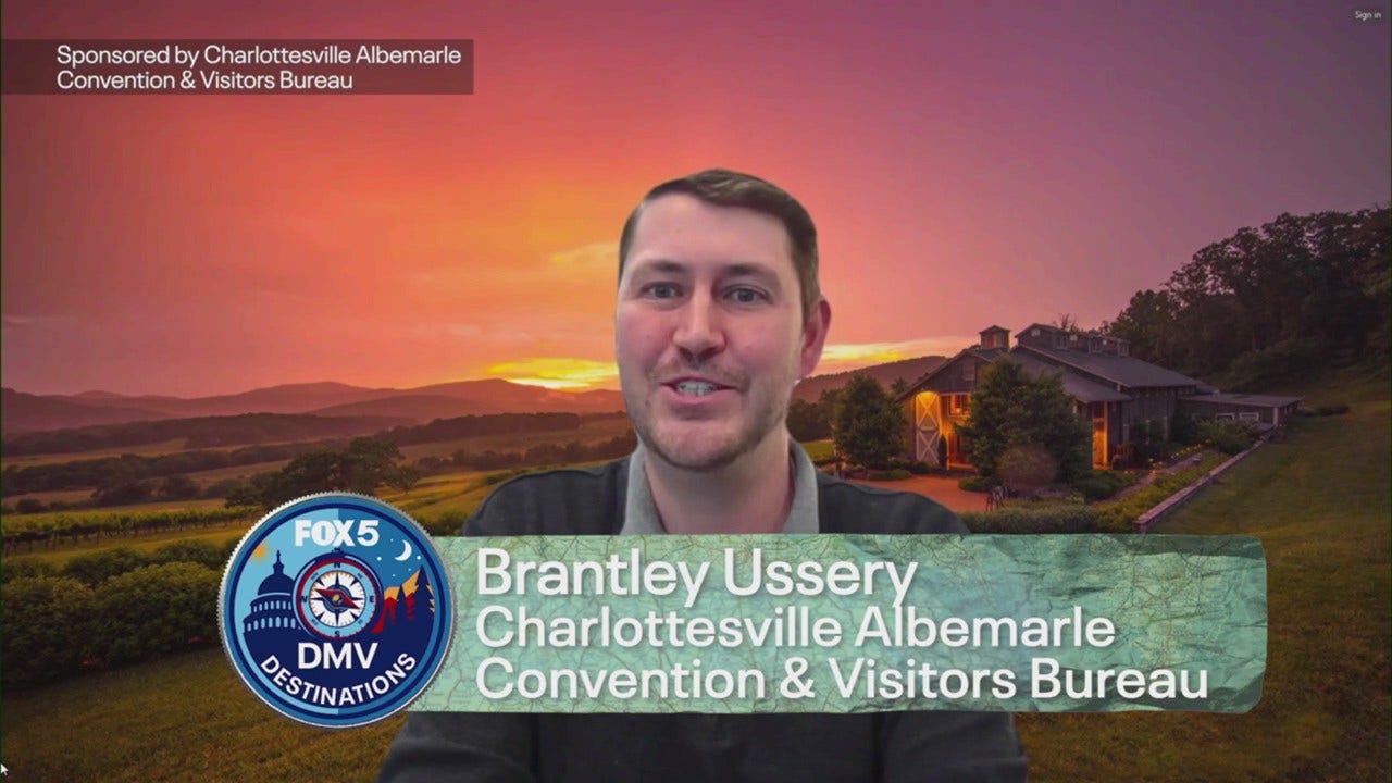 Charlottesville Albemarle Convention & Visitors Bureau's Brantley Ussery