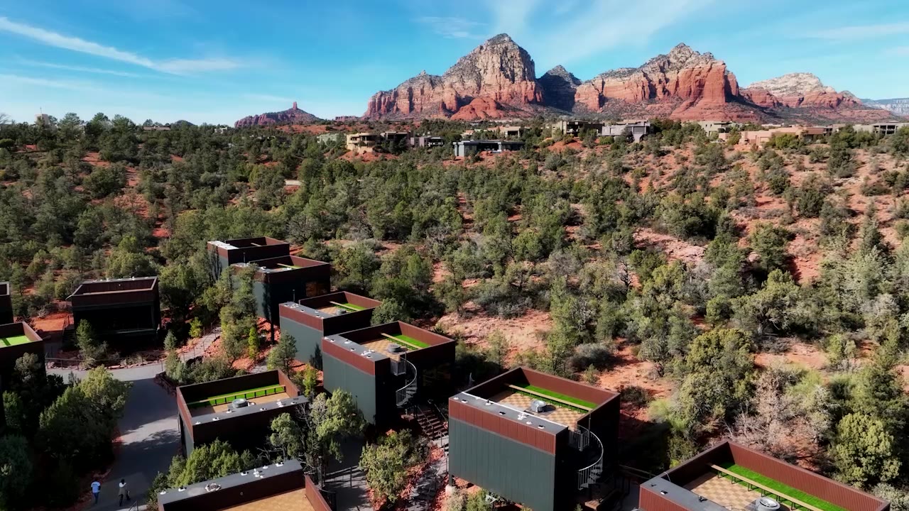 Ambiente, an adults-only resort in Sedona | Drone Zone