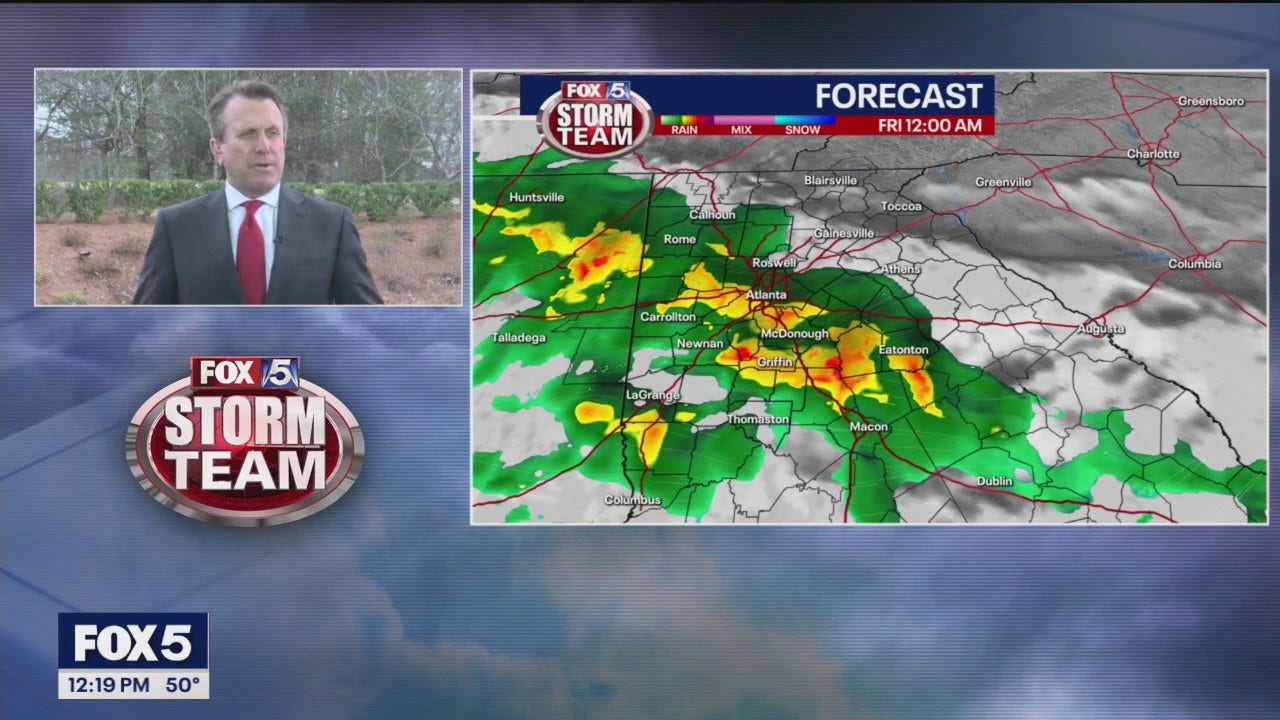 Atlanta Thursday midday weather forecast | FOX 5 Atlanta