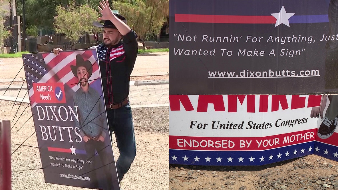 Arizonans making joke political signs amid campaign season