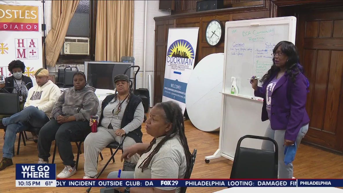 Philadelphia community impacted by looting gathers to discuss better ways to address social unrest