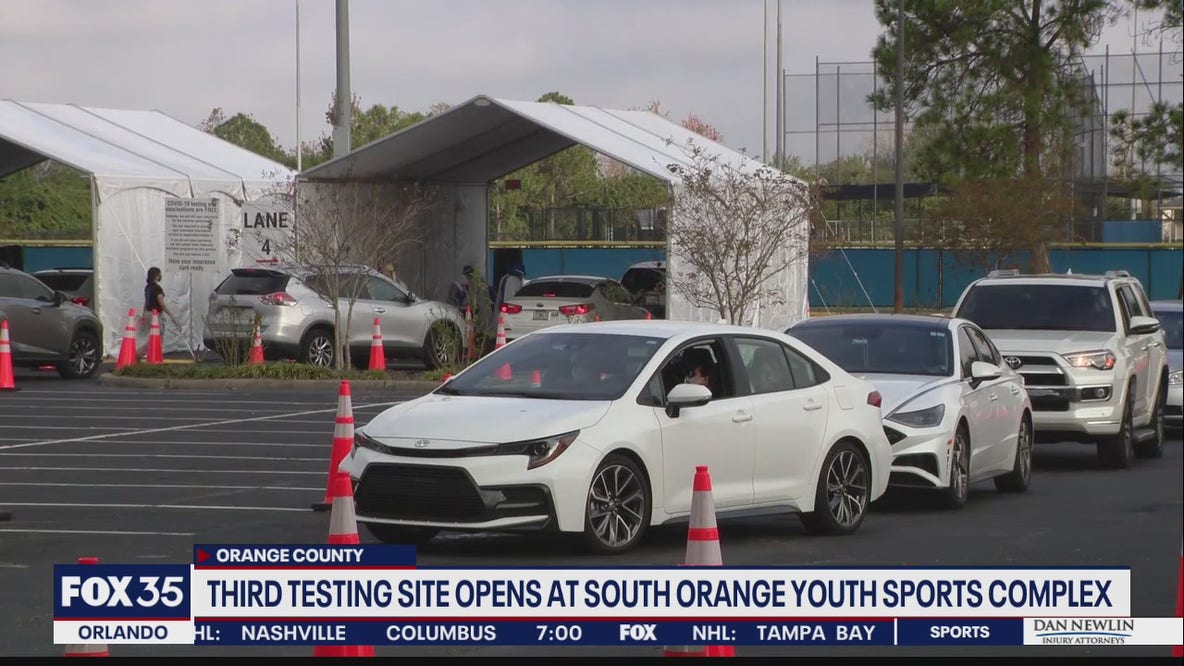 New Orange County COVID-19 testing site opens to long lines