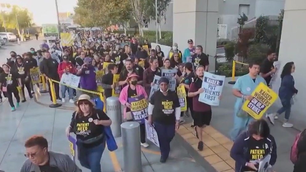 Kaiser employees begin 3 day strike