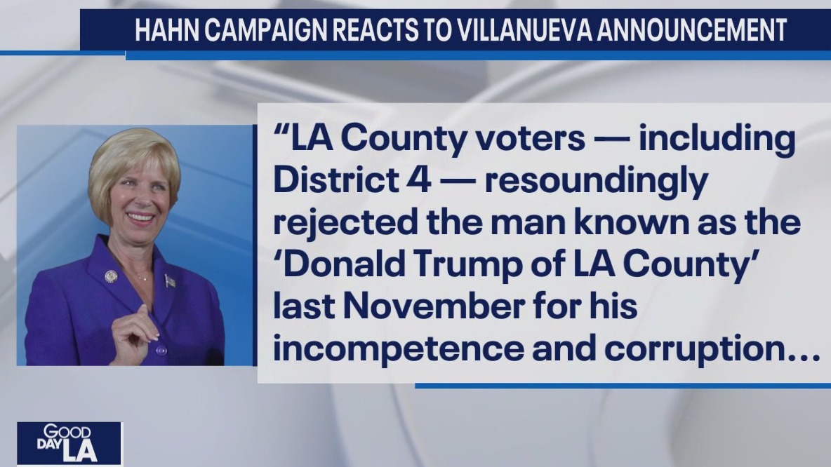 Hahn campaign reacts to Villanueva announcement