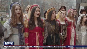 Mount Prospect Madrigals bless us with live performance on Orange Friday