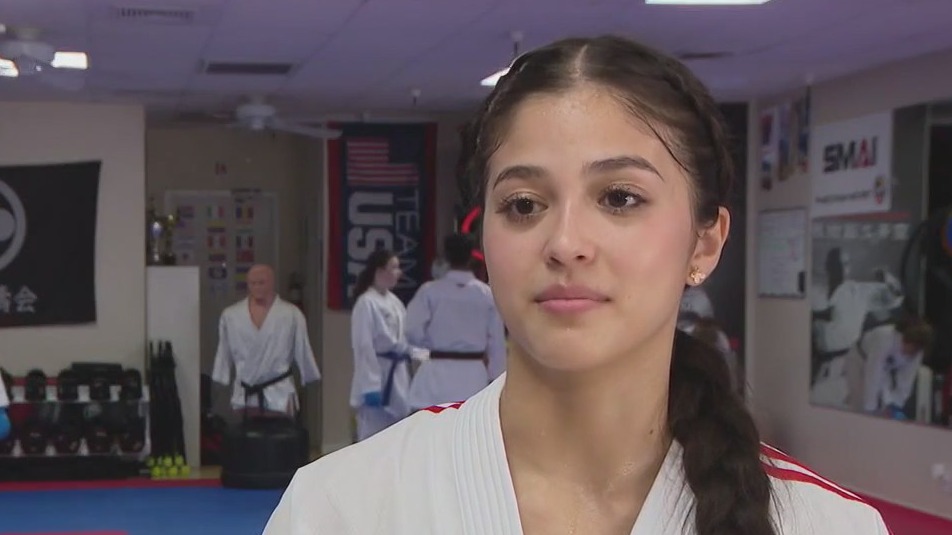 Arizona girl with a passion for karate aims for gold