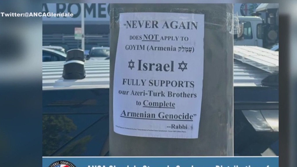 Anti-Armenian flyers promoting 'completion of genocide' appear in Glendale