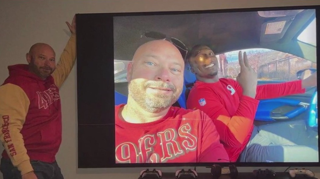 49ers wide receiver Deebo Samuel gifts high school coach massive TV