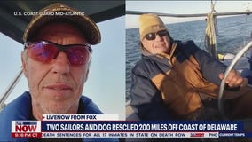2 sailors, dog found safe after being lost at sea for 10 days | LiveNOW from FOX
