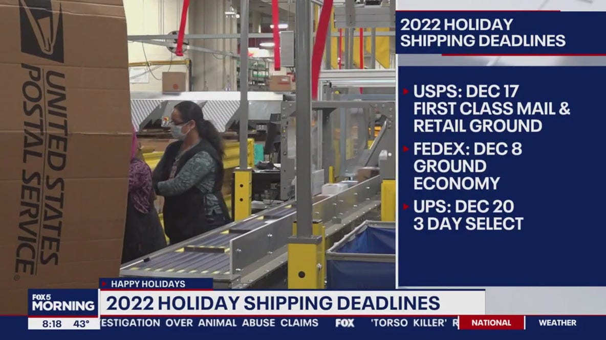 Holiday Shipping Deadlines 2022: USPS, FedEx, UPS important dates to remember