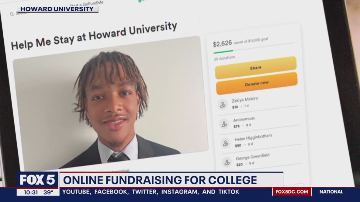 Online fundraising for college
