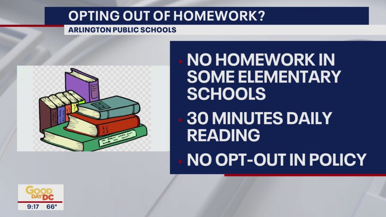 can you opt out of homework in california