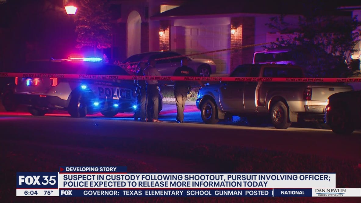 Suspected car thief nabbed in Ocoee following shooting, pursuit involving Orlando police officer