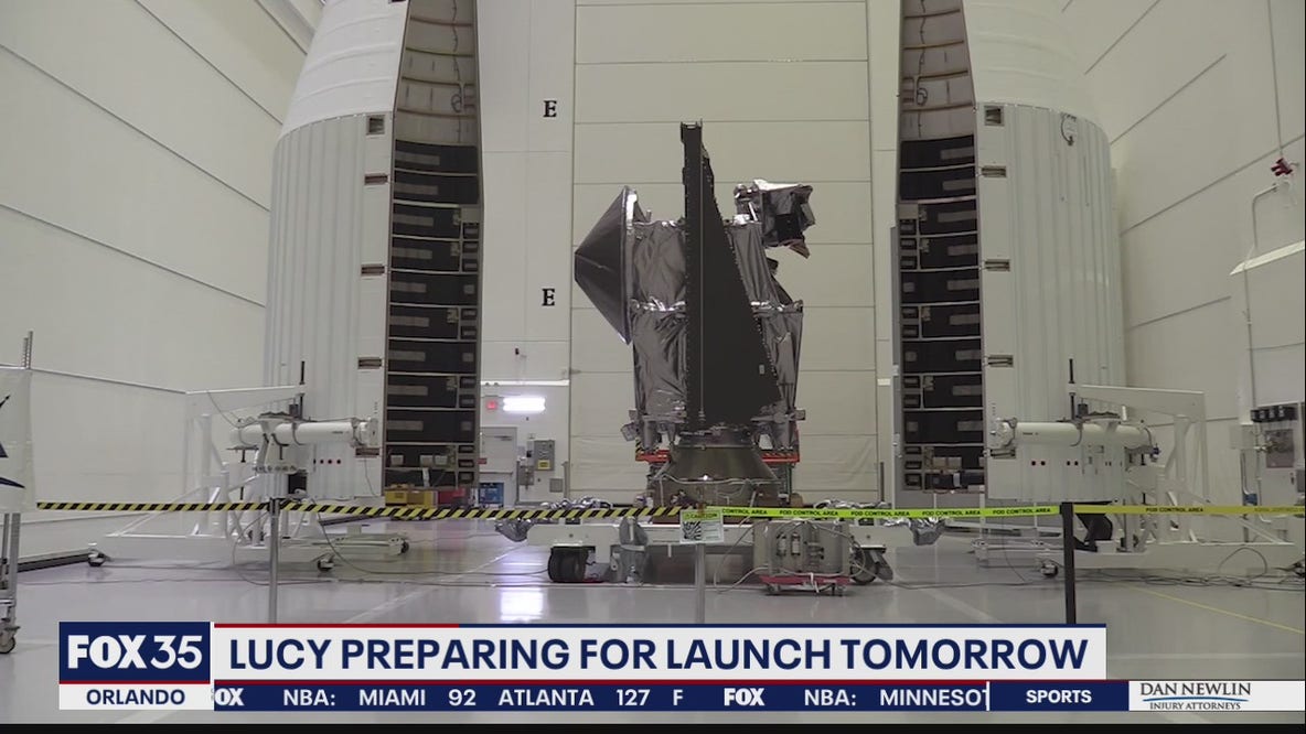 NASA"s Lucy preparing for launch from Florida