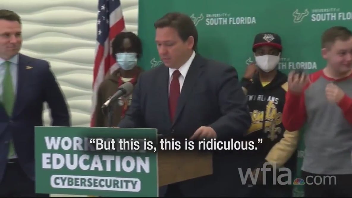 Florida governor's mask scolding of students causes debate in Metro Detroit