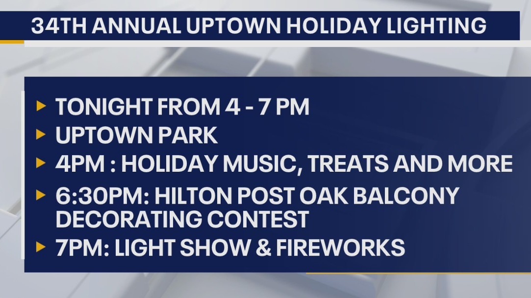 34th Annual  Uptown Holiday Lighting  on Thanksgiving