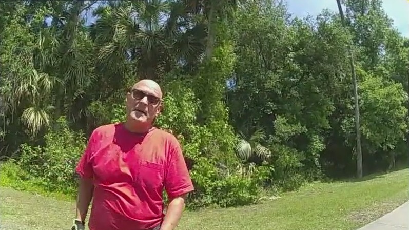 Man arrested for pulling knife on child