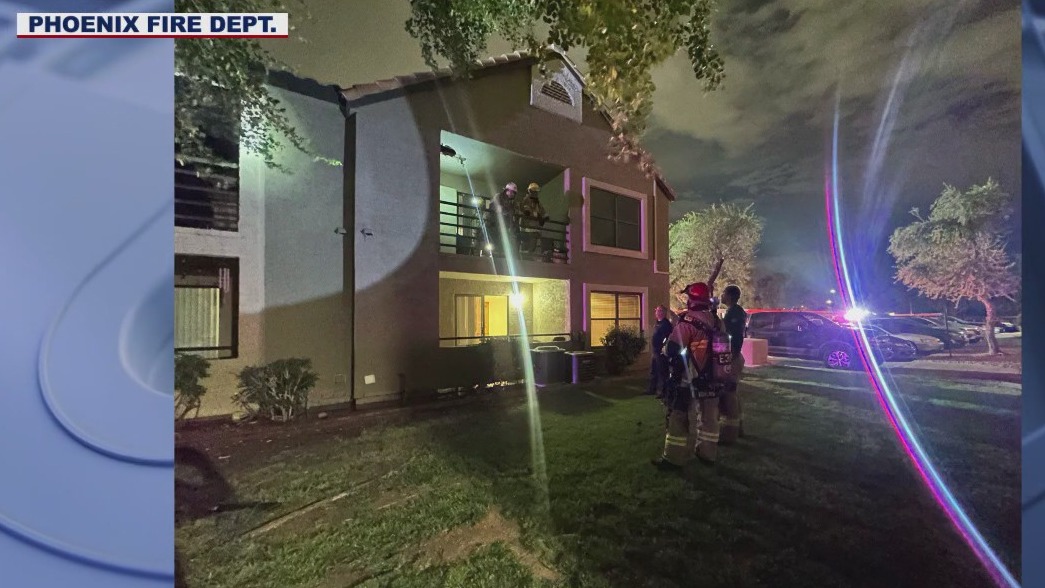 Apartment fire in Phoenix