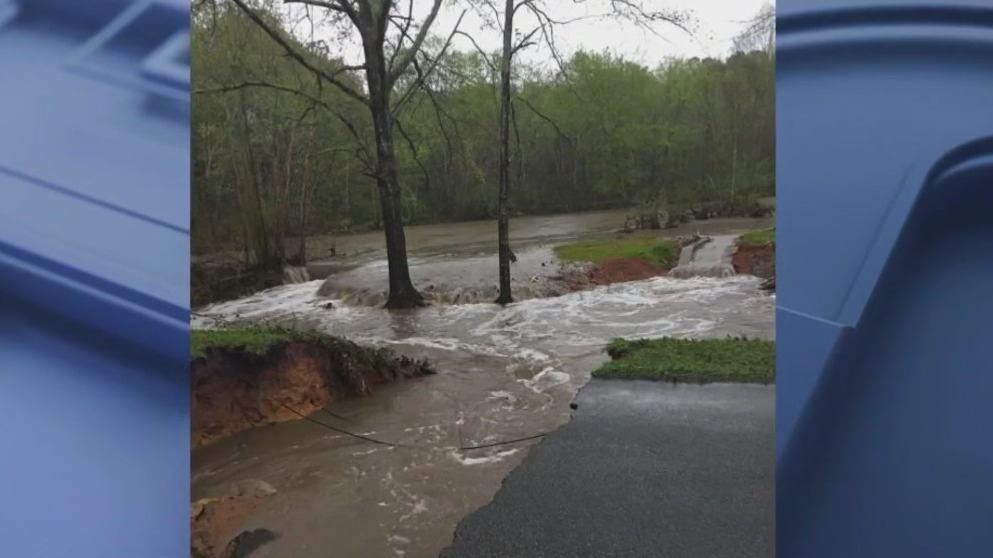 Areas in Upson County underwater