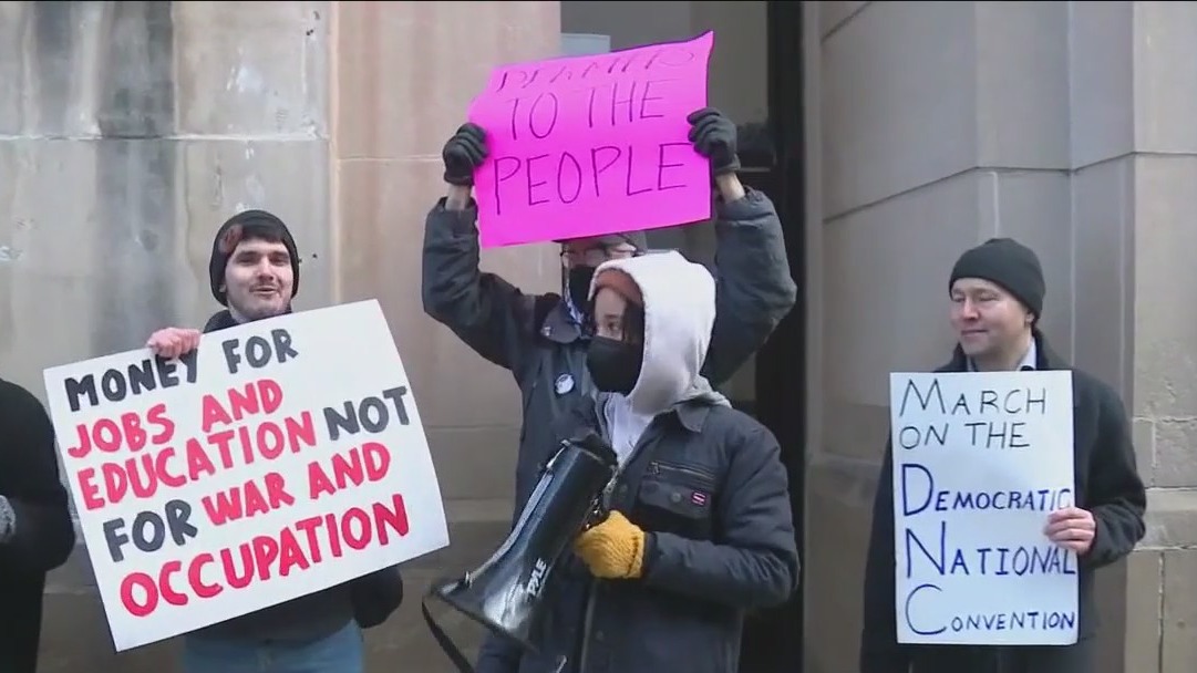 March on the DNC Coalition rallies after being denied protest permit