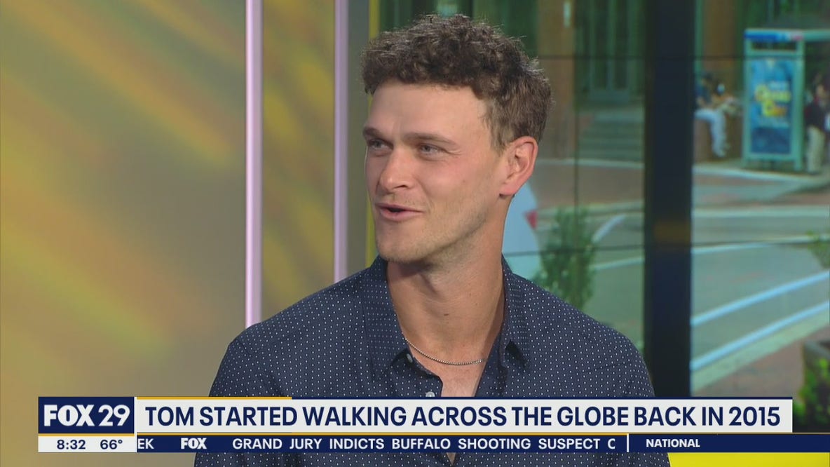 New Jersey man returns home after walking across the globe since 2015