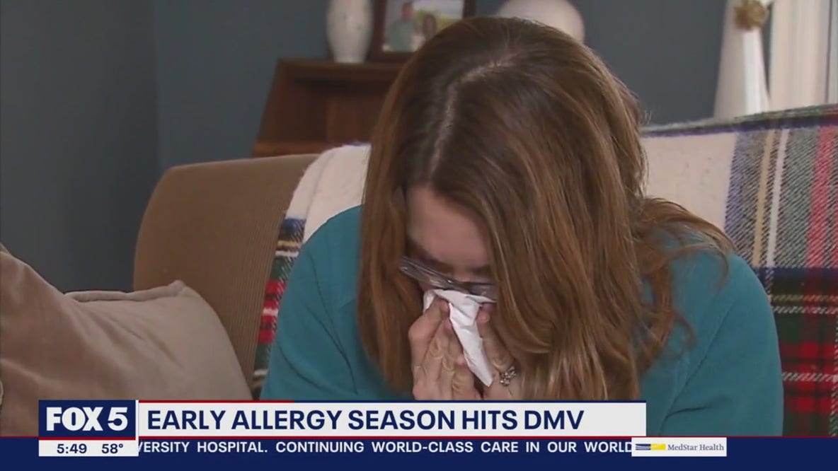 Allergy season hits DMV early