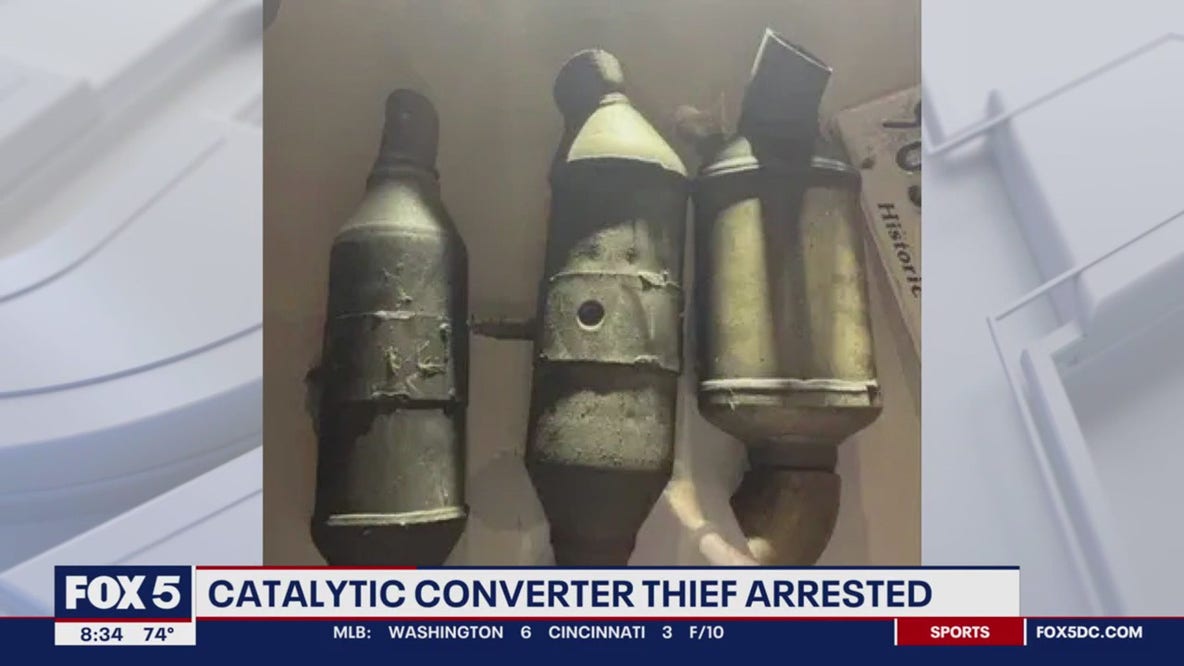 Catalytic converter thief arrested in Fairfax County