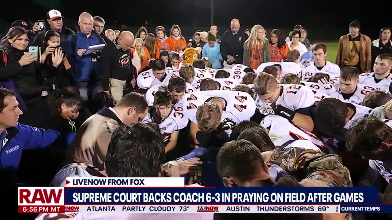 Supreme Court backs coach in praying on field after games