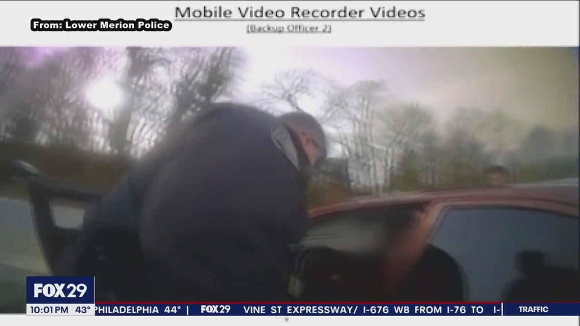 New video shows moments leading up to a controversial traffic stop in Lower Merion
