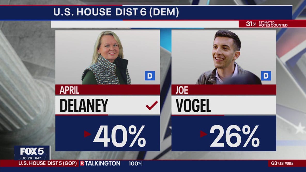 April Delaney wins Democratic nominee for US House (District 6) seat