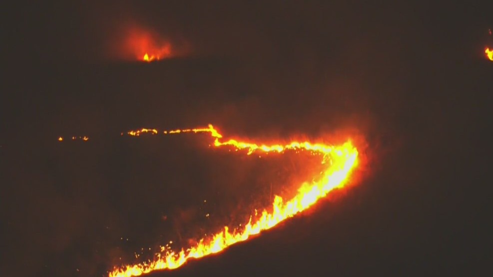 Firefighters quickly knock down brush fire in El Sereno
